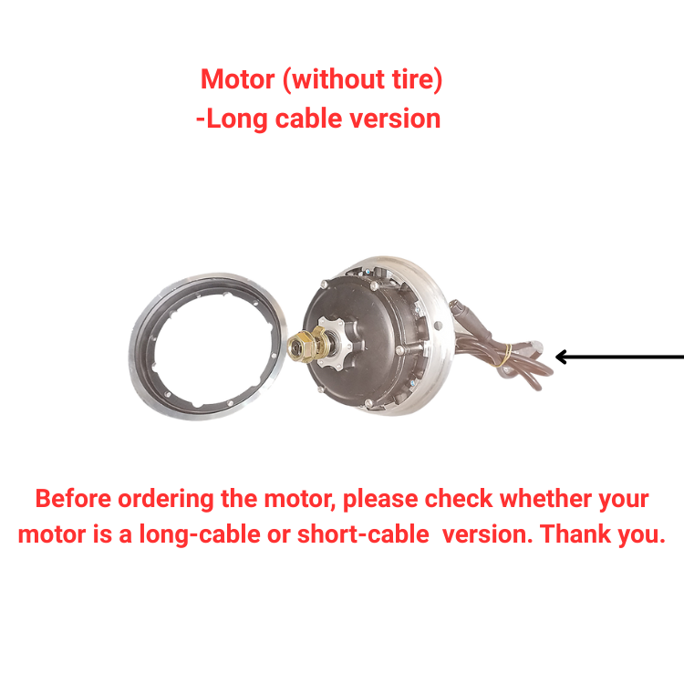 Kukirin G3 Pro Motor (without tire)-Long cable A version