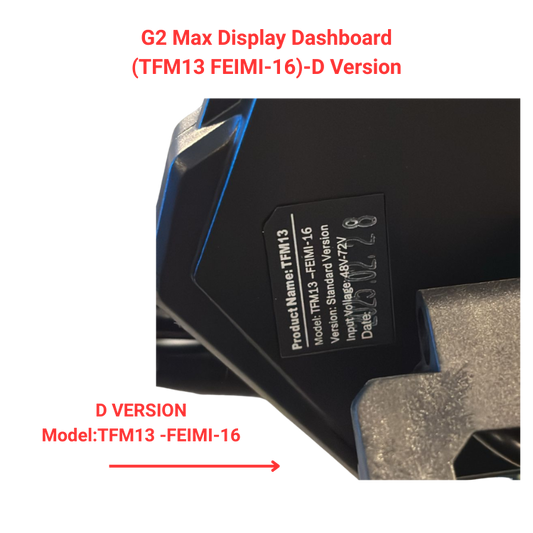 G2 Max Display Dashboard(TFM13FEIMI-16)-D Version