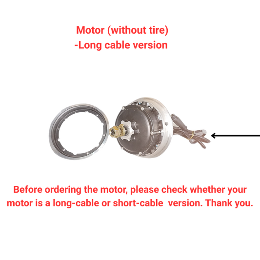 Kukirin G3 Pro Motor (without tire)-Long cable A  version