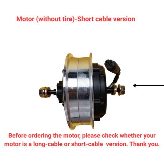 G3 Pro Motor (without tire)-Short cable B version