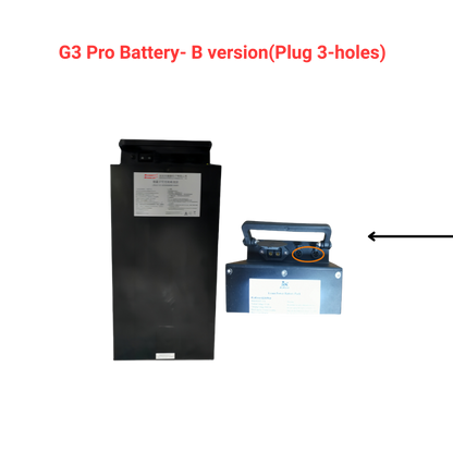 G3 pro Battery- B version(Plug 3-holes)