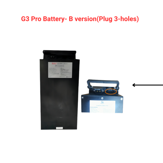 G3 pro Battery- B version(Plug 3-holes)
